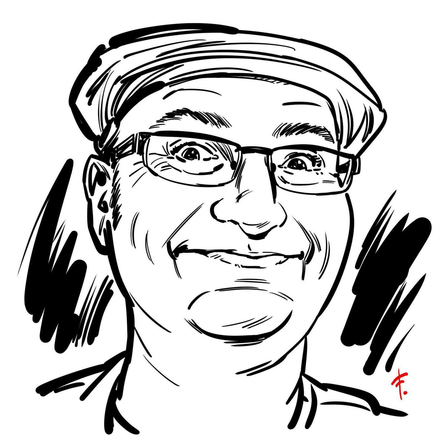 Charakterporträt – gezeichnet von Fatih Matto