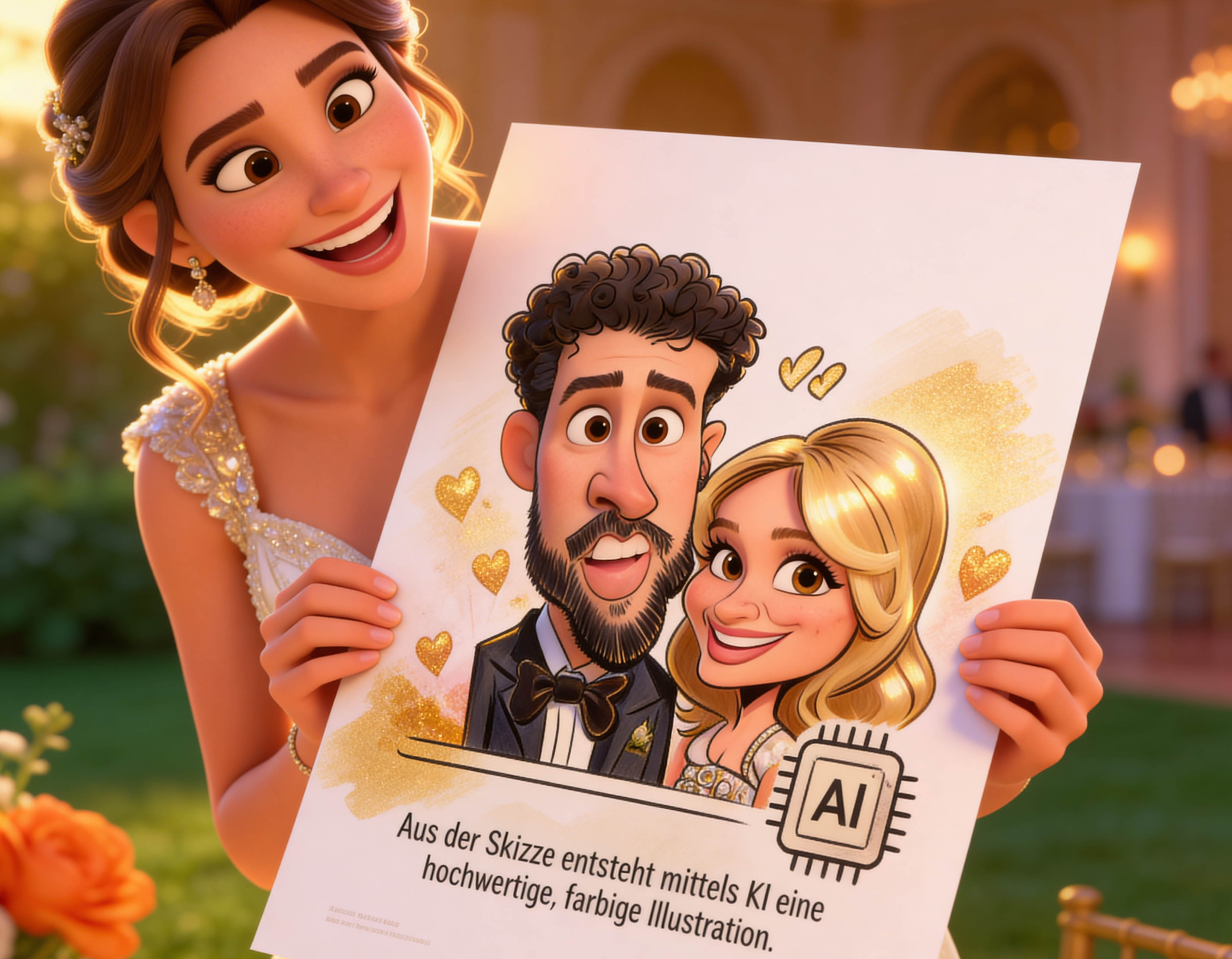 Ein Hauch von Märchen für das Brautpaar