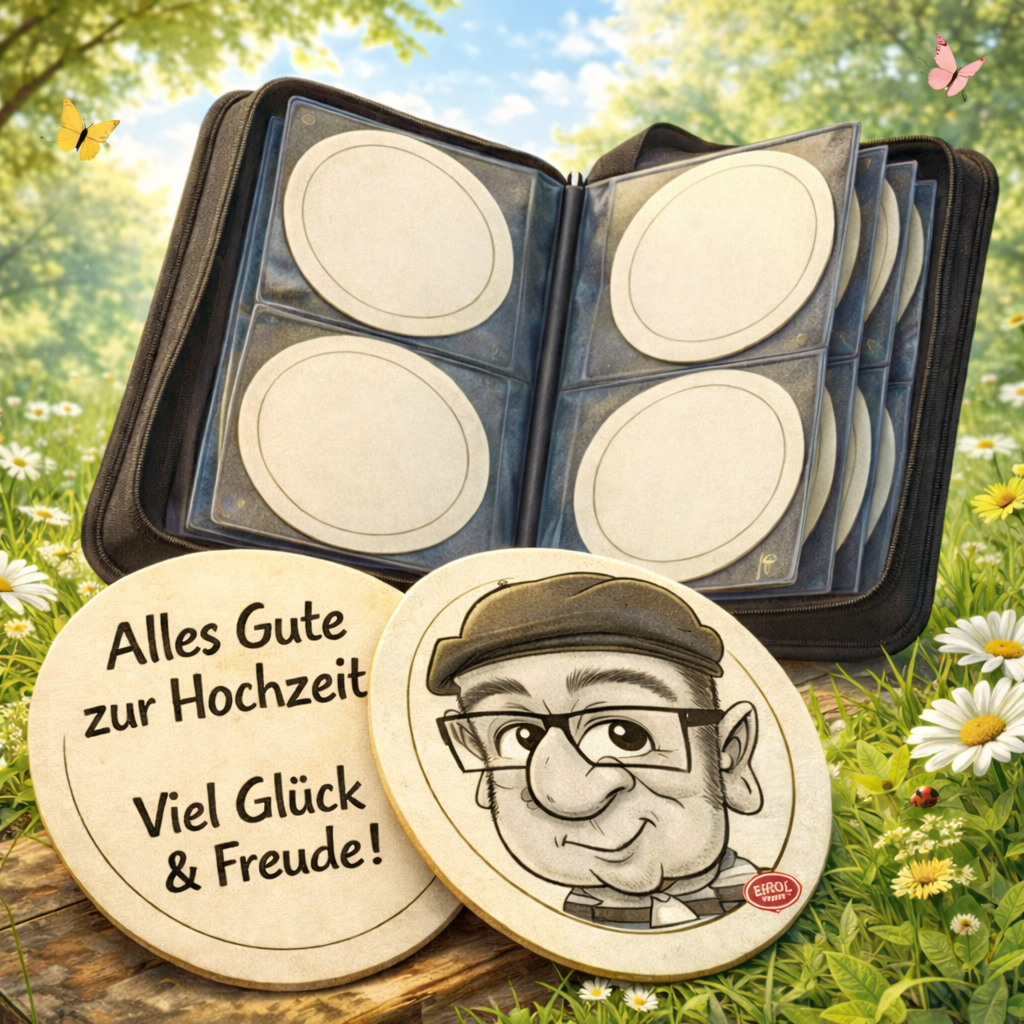 bierdeckelzeichner gastebuchidee