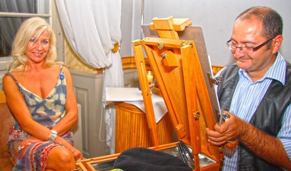 Klassische Karikaturen für Hochzeiten und Geburtstage