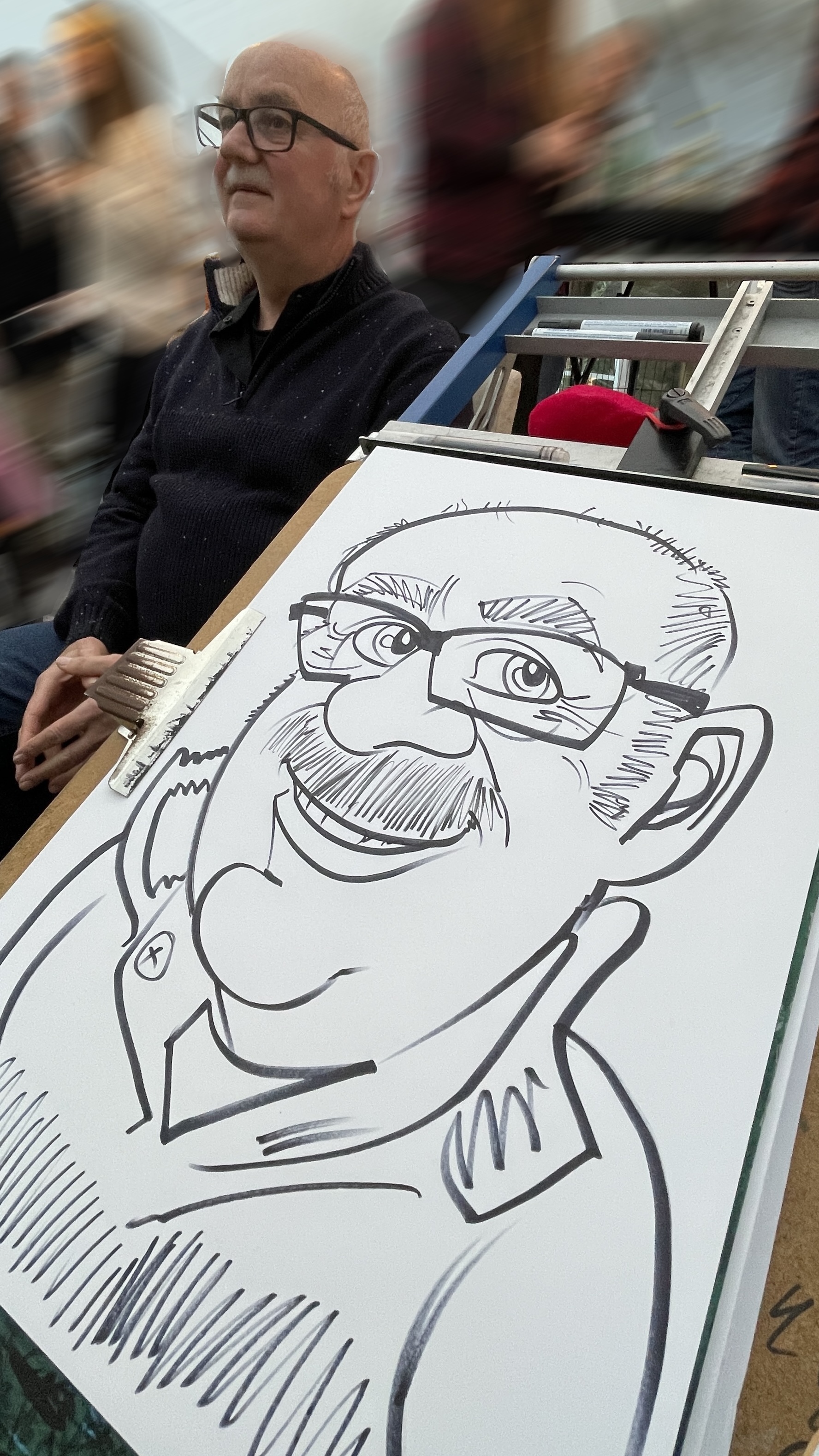 karikaturist geburtstagsfeier schnellzeichner gastgeschenk 01