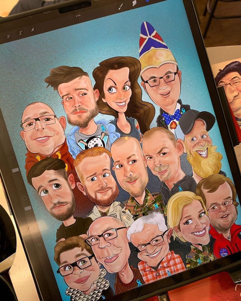 karikatur gruppenbild02