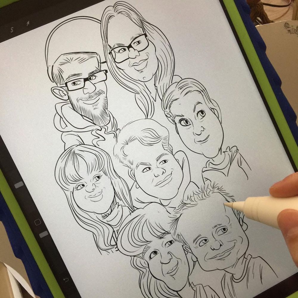 karikatur gruppenbild09