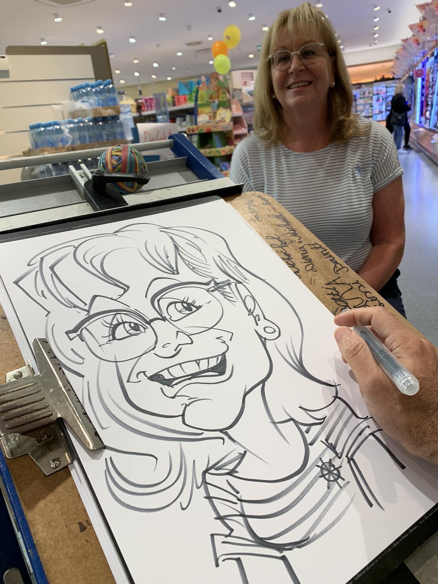 Live-Karikaturen als Publikumsmagnet auf Events