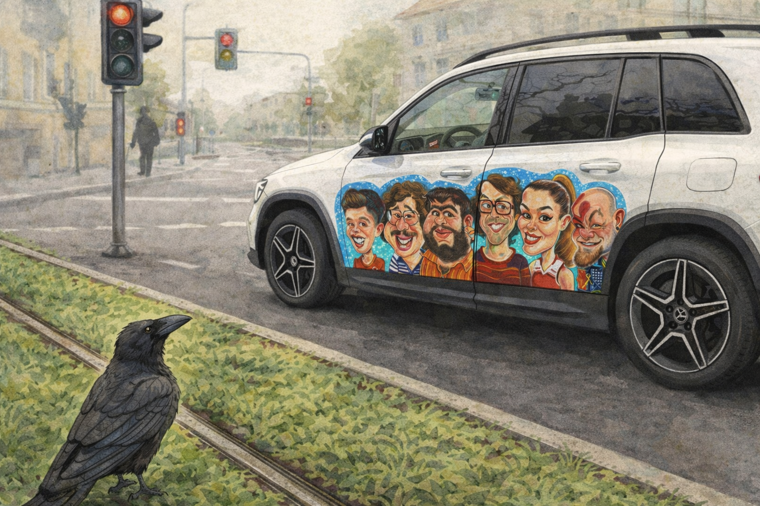 karikaturist erolart KI schnellzeichner messe 05