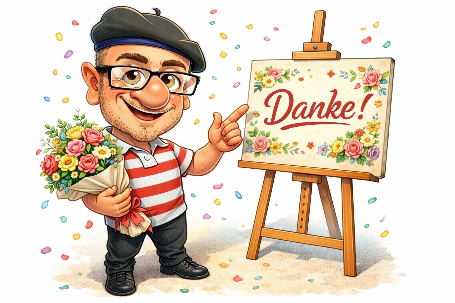 karikaturist erol sagt danke