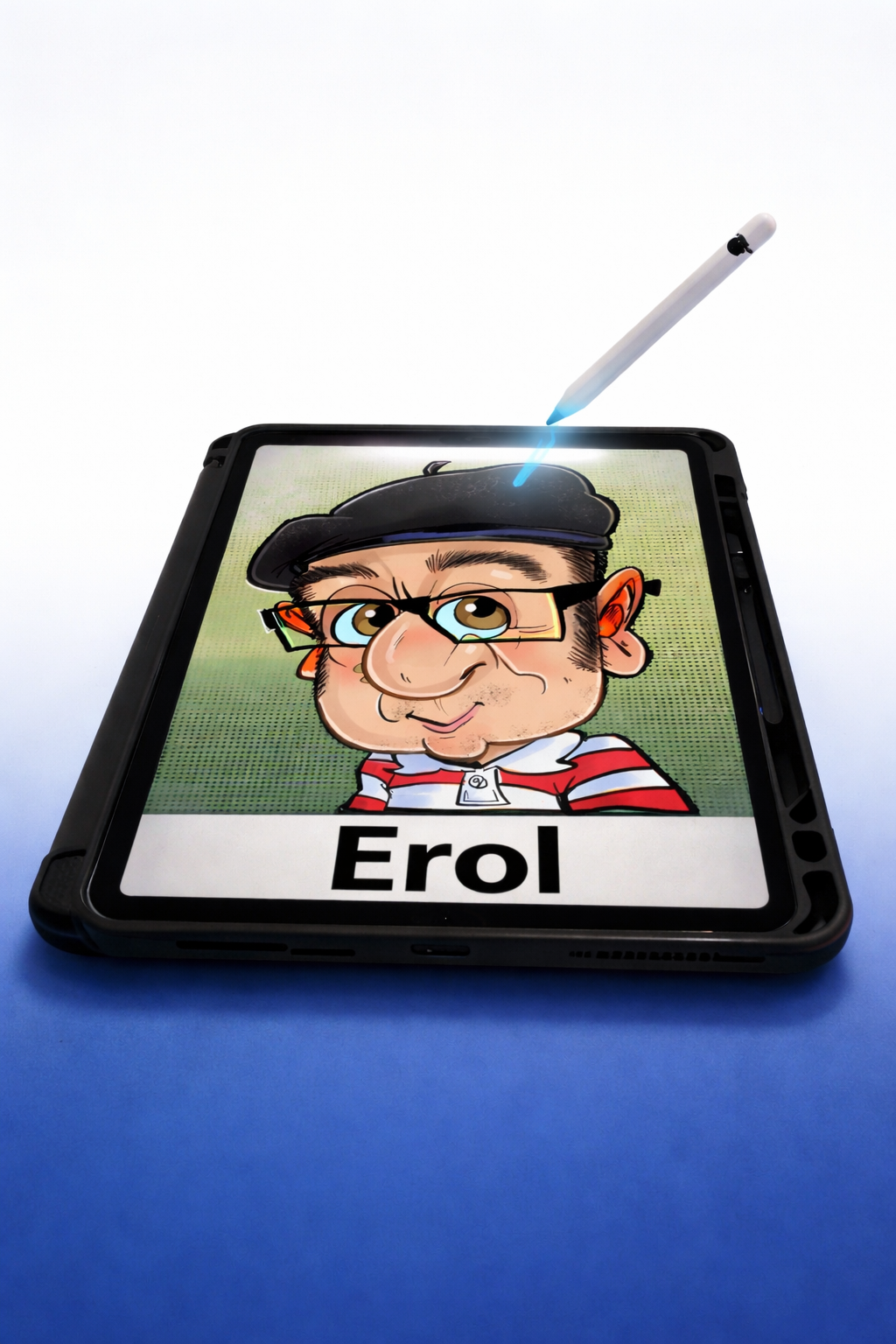 Kleine Frage an die Sportfans: Wer weiß, wen ich hier spontaaaaan auf einem Bierdeckel verewigt habe?